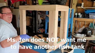 Building simple aquarium stand 40 gallon breeder tank