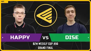 WC3 - [UD] Happy vs Dise [NE] - GRAND FINAL - B2W Weekly Cup #90