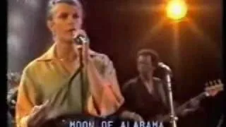 David Bowie Performs ' Moon of Alabama' Live Germany 1978