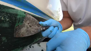 Removing Antifouling Bottom Paint the Easy Way