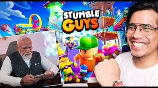 GamerFleet Playe Stumble Guys With Prime Minister Modi Ji🔥|GamerFleet Live