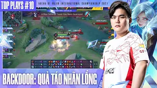 HKA BACKDOOR DTN: QUẢ TÁO NHÃN LỒNG | TOP PLAYS #10 AIC 2021