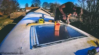 DIY Skylight for Camper, RV, Tiny Home, Skoolie or School Bus Conversion