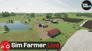 Harvesting & Making silage Bales, Forestry & More!!! - No Mans's Land FS22 LIVE Stream!!