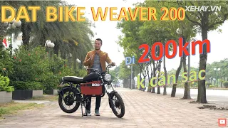 Đánh giá Dat Bike Weaver 200 - xe máy điện kiểu dáng độc lạ, công nghệ không ngờ |XEHAY.VN|