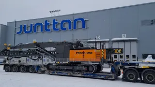 Junttan PM23LC piling machine transportation to Canada