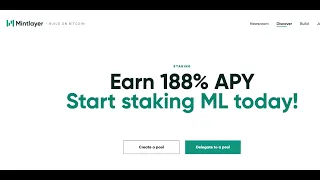 🔥Earn 188% APY🔥 Start staking MINTLAYER today! How to Stake, How to Migrate tokens to the Mainnet.