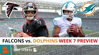 Falcons at Dolphins: Preview, Prediction & Final Score | 5 Names To Watch | Tua Tagovailoa Breakout?