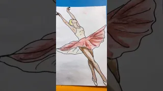 Ballerina #drawing #drawingshorts #drawingskill #artist #artwork #art