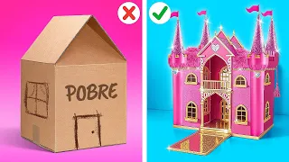 TRANSFORMAÇÃO RICO VS SEM GRANA 💝 Desafio da Casa dos Sonhos 📦 por YayTime!