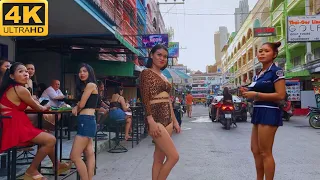 [4K] Walking Pattaya - Soi BuaKhao, Soi Charemphrakiat 25, LK Metro, Soi 7 July 2023