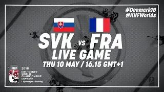 Slovakia - France | Full Game | 2018 IIHF Ice Hockey World Championship