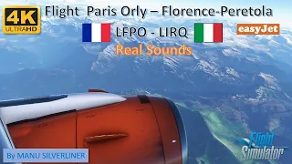 FS 2020 - A Passenger Life - Flight Paris-Orly (LFPO) to Florence-Peretola (LIRQ) A320  easyJet