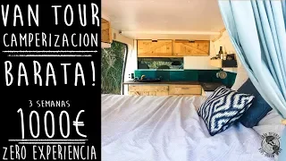 VAN TOUR CHEAP VAN CONVERSION OF MY FORD TRANSIT CAMPERVAN