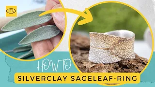 How to Metal Clay: Silverclay Salbei-Ring Tutorial