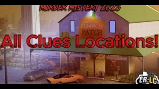 All murder mystery clues ERLC!