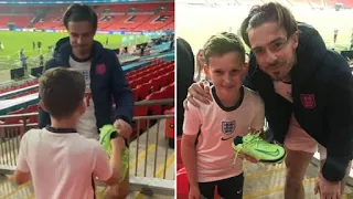 Jack Grealish gifts young England fan his boots after Euro final