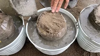 Amazing Cement craft tips for you to decorate your garden - Beautiful and Easy