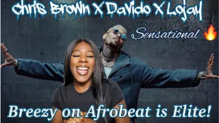 Chris Brown - Sensational Ft. Davido & Lojay Reaction | Breezy on Afrobeat 🔥🔥