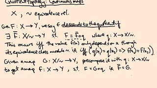 3.02 Quotient topology: continuous maps