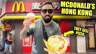 McDonald's in Hong Kong is NOT like in America 🇭🇰 (Pizza & Mashed Potatoes)