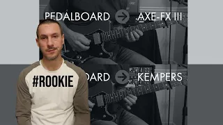 Friendly [rookie 😆] Comparison...AGAIN | Pedalboard into AXE FX III and Kempers (Round II)