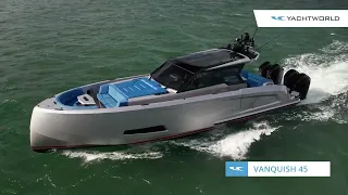 Vanquish VQ45 Aluminum Luxury Sports Cruiser Yacht Walkthrough