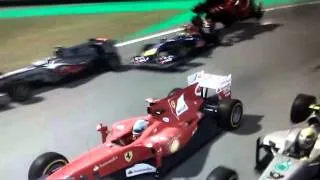 F1 2010 game crash (Massa and Petrov)