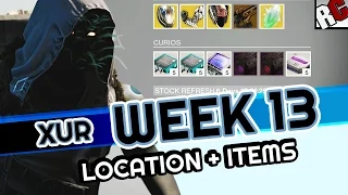 Destiny XUR Week 13 - Location and Items Exotic Weapon/Armor - (Week 13: Dec. 5 - Dec. 7)