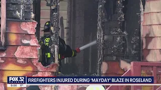 Seven Chicago firefighters injured during 'flash over' in fire in Roseland