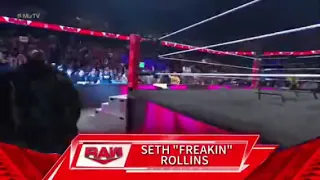 27TH February Raw Seth Rollins Entrance