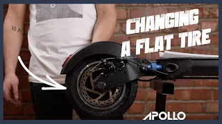 How to Change a Flat Tire on an Apollo Electric Scooter