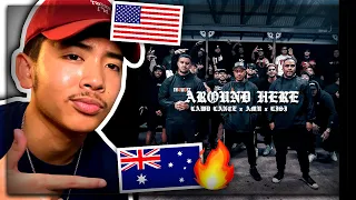 Lawd Lance - Around Here ft Amuthamc & Lisi (Official Video) AMERICAN REACTION! Australian Rap Drill