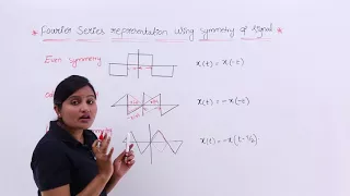 Fourier Series Representation Using Symmetry of Signal