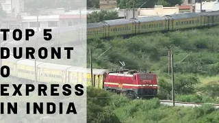 Top 5 Duronto Express in India