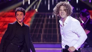 Daniel Diges y José Luis imitan a David Bisbal y Luis Fonsi en Tu cara me suena Mini