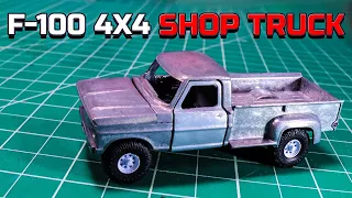 Painting Diecast Cars - M2 Machines F-100 - Shop Truck Build