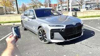 2023 BMW i7 xDrive60: Start Up, Test Drive, Theater Screen, POV and Review