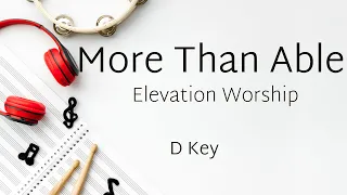 More Than Able - Elevation Worship (Backing Track and Cover)