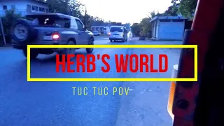 MotorTaxi TUC TUC POV Ride With HERB! CRAZY TRAFFIC!