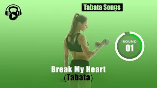 TABATA SONGS - "Break My Heart (Tabata)" w/ Tabata Timer