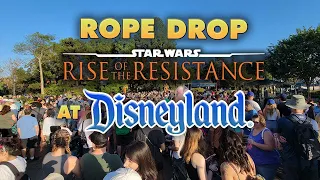 Rope Dropping Rise of the Resistance | How long does it take +Strategies