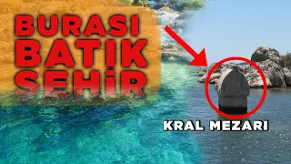 Denizin Altında Kalmış Batık Şehirde 1 Gün Geçirdim (Kekova Tekne Turu) ŞAŞIRACAKSINIZ !!!