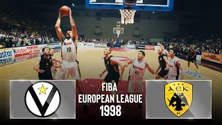 Kinder Bologna vs AEK Athens | FINAL | Classic Full Game - FIBA European League 1998