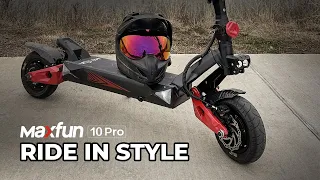 Discover the ultimate electric scooter – 72V Maxfun 10 Pro to revolutionize your ride.