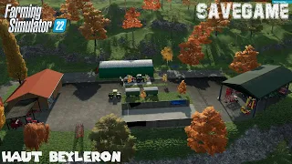 Save Game  Animals on Haut-Beyleron | Farming Simulator 22 |Timelapse | SLO