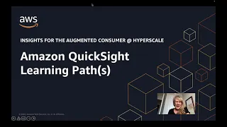 Amazon QuickSight Learning Paths