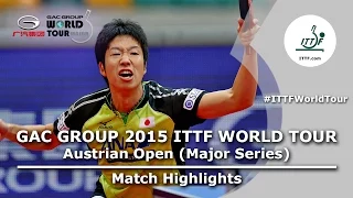 Austrian Open 2015 Highlights: OVTCHAROV Dimitrij vs MIZUTANI Jun (FINAL)