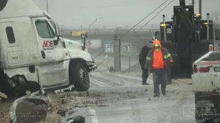 12-31-20 Sweetwater, TX -  Vehicle Accidents on I-20 From Slick Roads