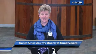 Santa Cruz Board of Supervisors 4/14/20